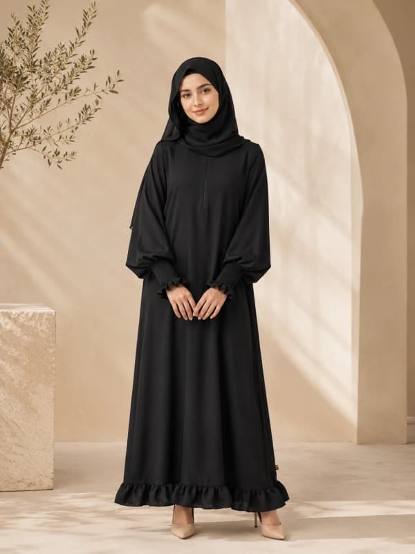 Mehrmah Frill Abaya